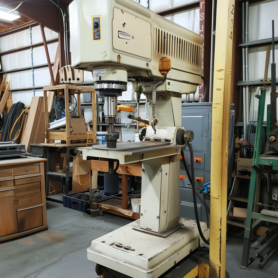 Central Machinery® Drill Press, Lathe, Belt Sander, Band Saw Official